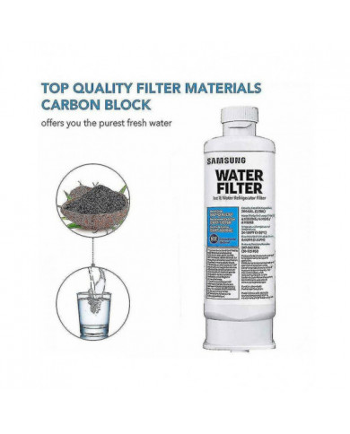 Pack de 3 filtres à eau de réfrigérateur pour Samsung Da97-17376b Haf-qin Da97-08006c Quality-mxbc