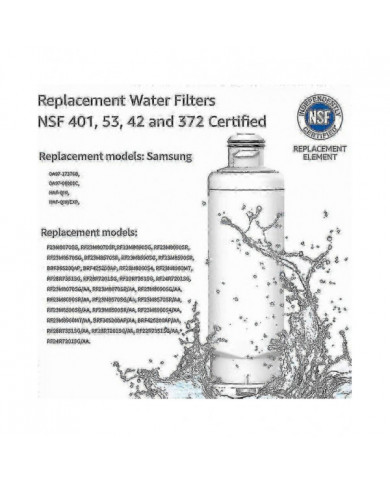 3 Pack Filtre à eau de réfrigérateur pour Samsung Da97-17376b Haf-qin Da97-08006c Qualité