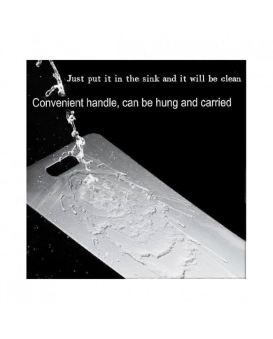 Planche à découper en acier inoxydable double face Planche à découper de fruits domestiques de qualité alimentaire [...]