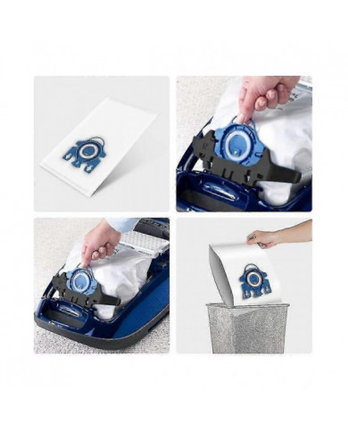 10pcs sacs à poussière compatibles avec l’aspirateur Miele Gn 3d Complete C3, Complete C2, Classic C1, S40