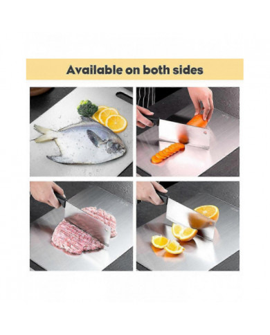 2024 Nouvelle planche à découper en acier inoxydable - Planches à découper pour Kitche, Planche en acier [...]