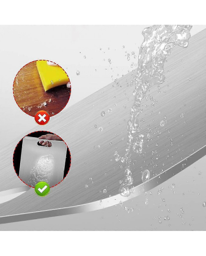 2024 Nouvelle planche à découper en acier inoxydable - Planches à découper pour Kitche, Planche en acier [...]