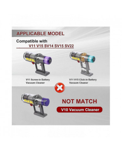 Remplacement du bac à poussière pour V11 V15 SV14 SV15 SV22 Aspirateur Poubelle Pièces de rechange pour grand bac