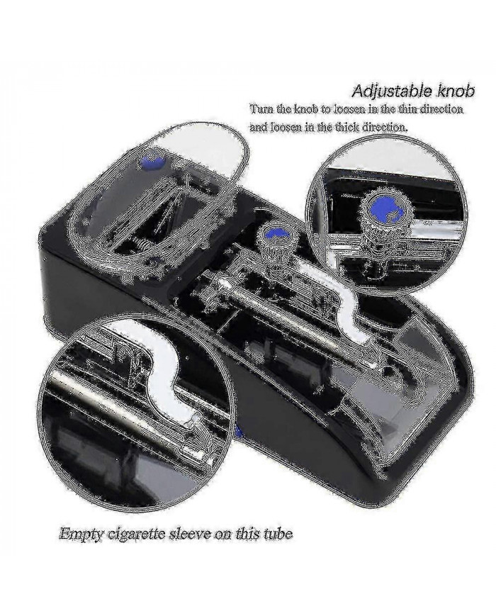 Machine à rouler à cigarettes Injecteur automatique électrique Mini rouleau de tabac Fabricant de cigarettes Diy [...]