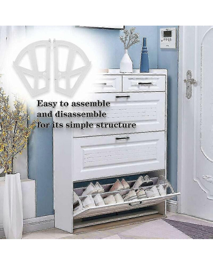 N’inclut pas l’armoire à chaussuresPaire de porte-chaussures Étagères d’armoire à chaussures Maison en plastique [...]