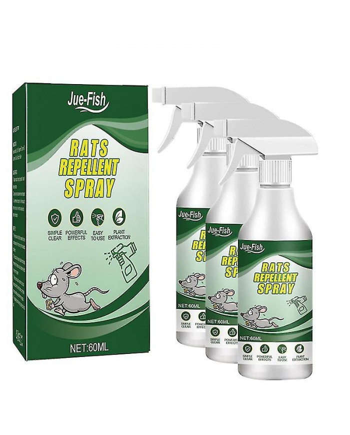 1/2/3pcs Menthe poivrée Répulsif Souris Répulsif Souris Répulsif Spray Armure Naturelle Rongeur Bouclier [...]