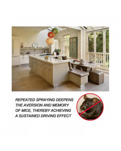 1/2/3pcs Menthe poivrée Répulsif Souris Répulsif Souris Répulsif Spray Armure Naturelle Rongeur Bouclier [...]