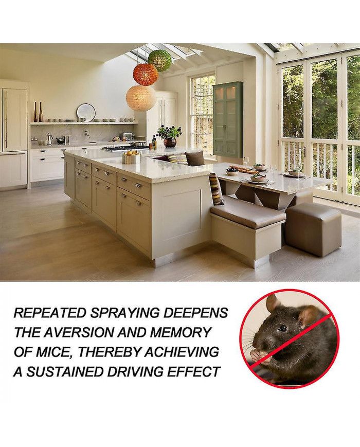 1/2/3pcs Menthe poivrée Répulsif Souris Répulsif Souris Répulsif Spray Armure Naturelle Rongeur Bouclier [...]