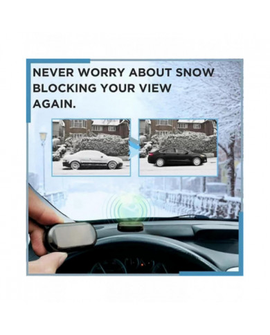 2pcs Électrique Neige Grattoir À Glace Usb Rechargeable Voiture Outil De Déneigement Verre Dégivreur Et Fondeur À Neige