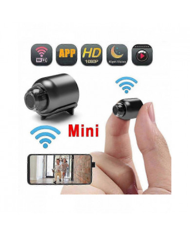 Mini caméscope de vision nocturne Surveillance de sécurité 1080p Hd Wifi Moniteur pour bébé Sécurité intérieure [...]