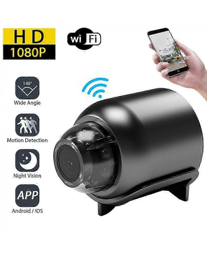 Mini caméscope de vision nocturne Surveillance de sécurité 1080p Hd Wifi Moniteur pour bébé Sécurité intérieure [...]