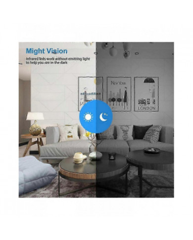 Mini caméscope de vision nocturne Surveillance de sécurité 1080p Hd Wifi Moniteur pour bébé Sécurité intérieure [...]