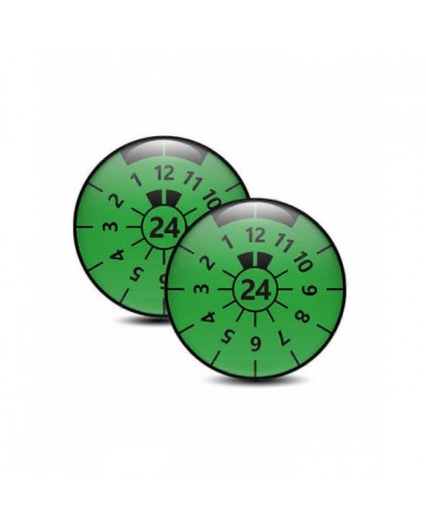 2pcs 3D gel sticker plaque d’immatriculation seal badge, décalcomanies de plaque TUV 2024 Nouveau