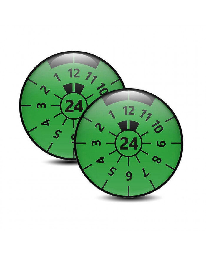 2pcs 3D gel sticker plaque d’immatriculation seal badge, décalcomanies de plaque TUV 2024 Nouveau