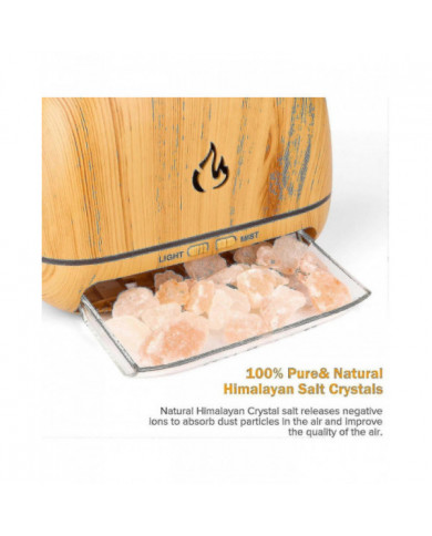 2024 Diffuseur d’arôme de roche de sel de l’Himalaya 3 en 1, diffuseur d’huiles essentielles à ultrasons, [...]