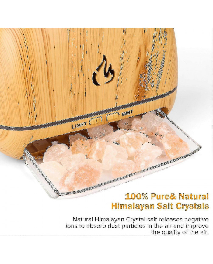 2024 Diffuseur d’arôme de roche de sel de l’Himalaya 3 en 1, diffuseur d’huiles essentielles à ultrasons, [...]