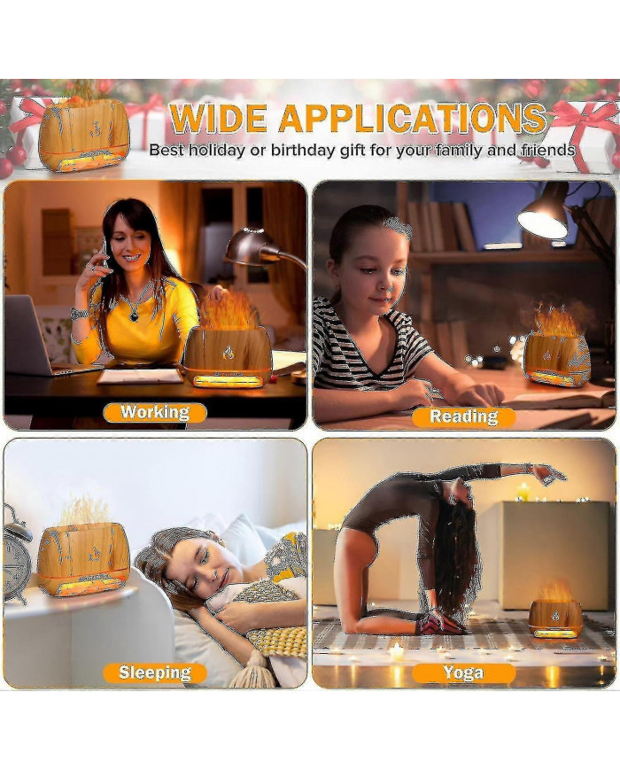 2024 Diffuseur d’arôme de roche de sel de l’Himalaya 3 en 1, diffuseur d’huiles essentielles à ultrasons, [...]