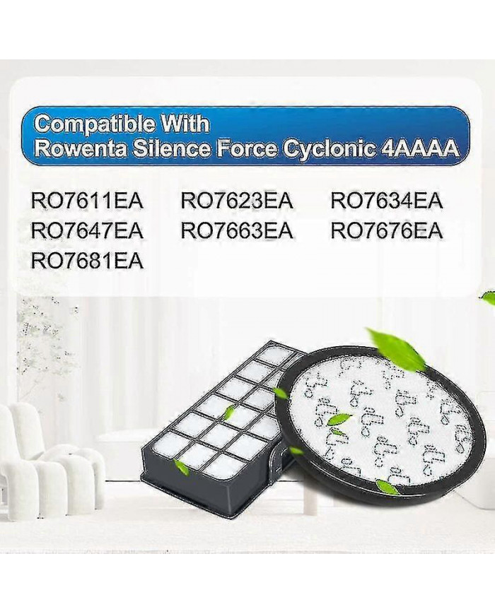 Ensemble De 2 Filtres Hepa Pour Rowenta Silence Force Cyclonic 4aaaa Ro7647ea Ro7663ea Ro7676ea Ro7681ea (modèle [...]