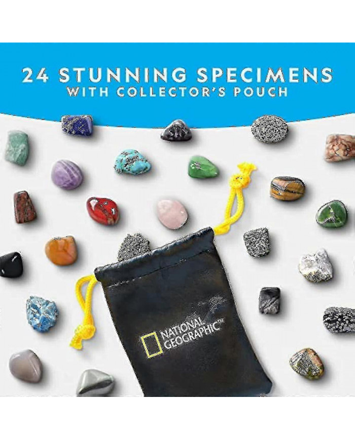 Calendrier de l’Avent National Geographic Gemstone - Calendrier de l’Avent pour enfants avec 24 pierres précieuses [...]