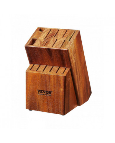 Bloc de rangement de couteaux 15 fentes, support de porte-couteaux multifonctionnel pour un rangement facile dans [...]