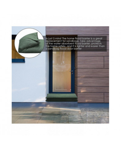 Sac de barrières anti-inondation activées par l’eau pour barrière anti-inondation de garage de sous-sol