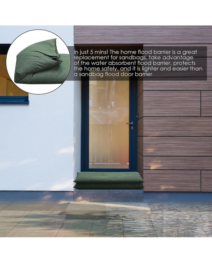 Sac de barrières anti-inondation activées par l’eau pour barrière anti-inondation de garage de sous-sol