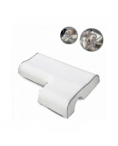 1pc Coussin de câlin arqué avec mousse à mémoire de forme à rebond lent pour les couples - oreiller de main anti- [...]