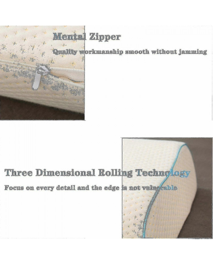 1pc Coussin de câlin arqué avec mousse à mémoire de forme à rebond lent pour les couples - oreiller de main anti- [...]