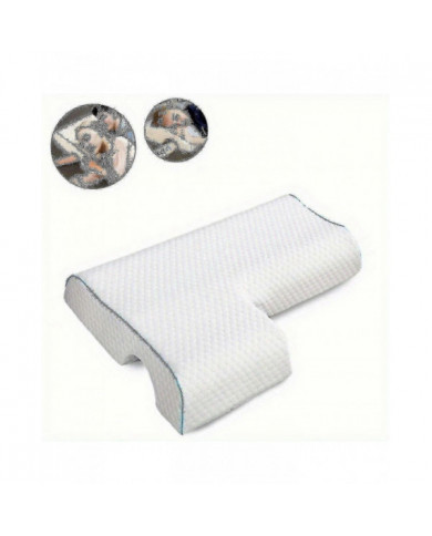 1pc Coussin de câlin arqué avec mousse à mémoire de forme à rebond lent pour les couples - oreiller de main anti- [...]