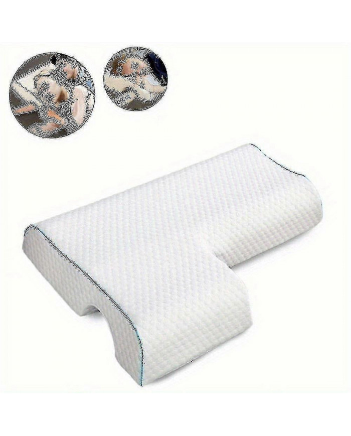 1pc Coussin de câlin arqué avec mousse à mémoire de forme à rebond lent pour les couples - oreiller de main anti- [...]