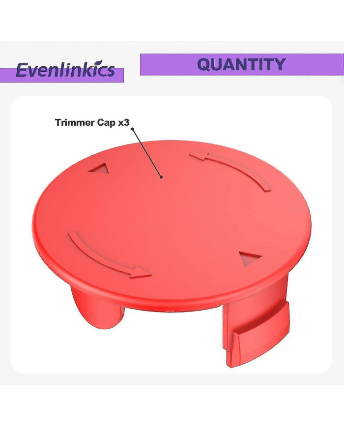 1600A00X61 / 1600A00DU0 / F016L72438 6Pcs Trimmer Replacement Spool Cap Cover For Bosch ART 30-36 LI