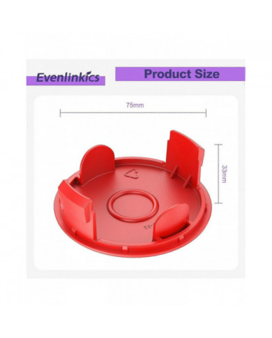 1600A00X61 / 1600A00DU0 / F016L72438 6Pcs Trimmer Replacement Spool Cap Cover For Bosch ART 30-36 LI