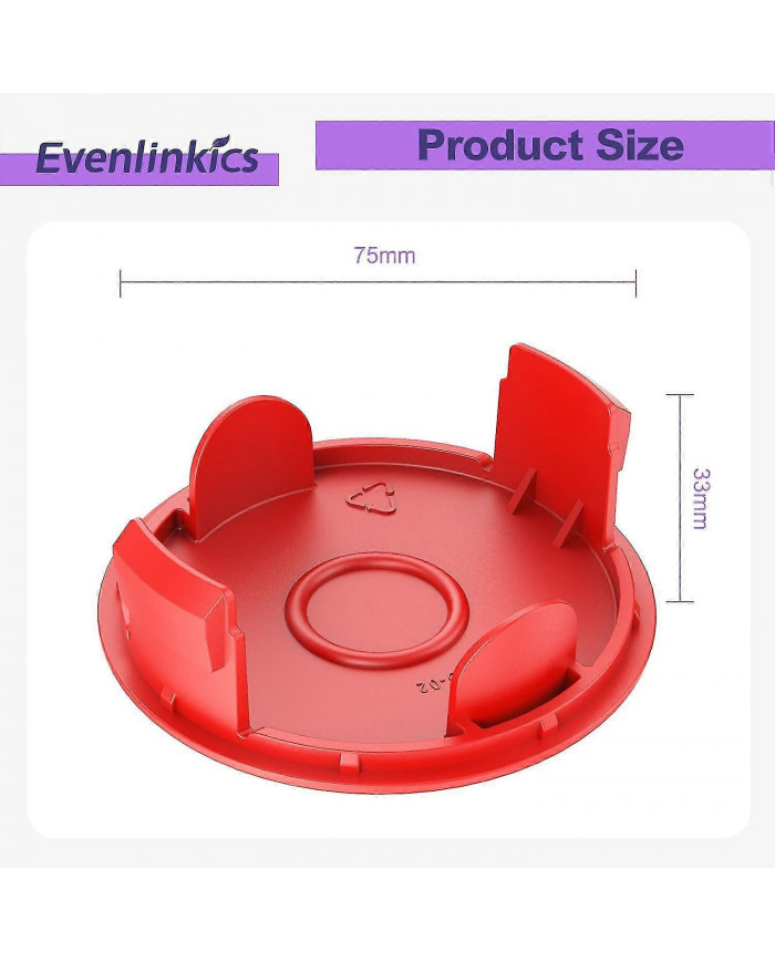 1600A00X61 / 1600A00DU0 / F016L72438 6Pcs Trimmer Replacement Spool Cap Cover For Bosch ART 30-36 LI