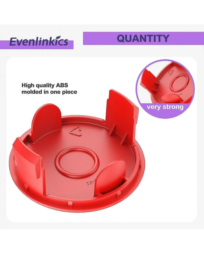 1600A00X61 / 1600A00DU0 / F016L72438 6Pcs Trimmer Replacement Spool Cap Cover For Bosch ART 30-36 LI