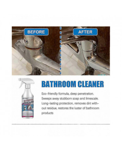 Nettoyant de salle de bain Spray Puissant détachant Éliminer rapidement la moisissure Descale Accessoires de [...]