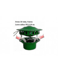 Electric Chimney Fan For Bbq Hut Fireplace Thermo Stove Wood Oven - 80w