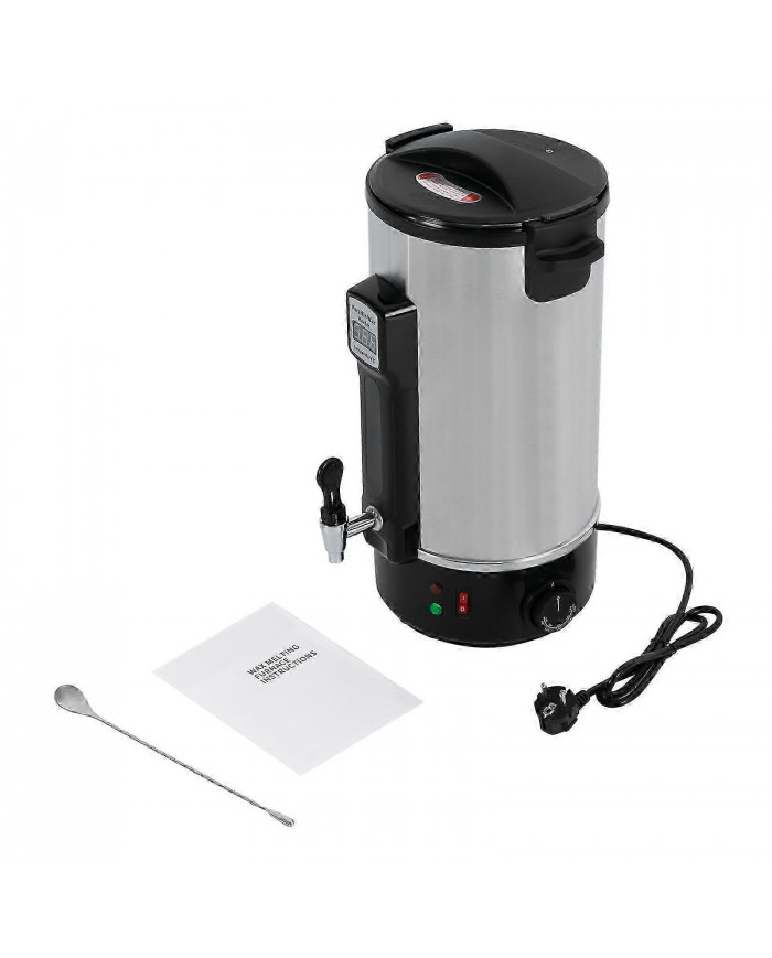 Fondoir de cire en acier inoxydable 1100W 10.8L pour la fabrication de bougies