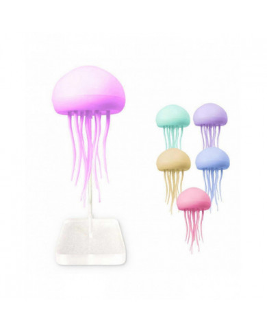 Veilleuse méduse méduse à commande vocale - Lampe d’ambiance dégradée de 72 couleurs avec effet flottant pour la [...]