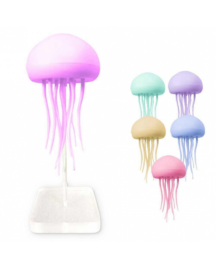 Veilleuse méduse méduse à commande vocale - Lampe d’ambiance dégradée de 72 couleurs avec effet flottant pour la [...]