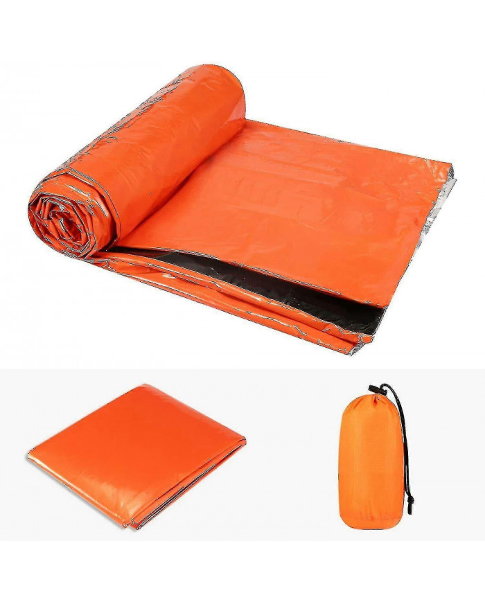 4x Outdoor Emergency Thermal Waterproof Sleeping Bag Camping Survival Bivvy Sack