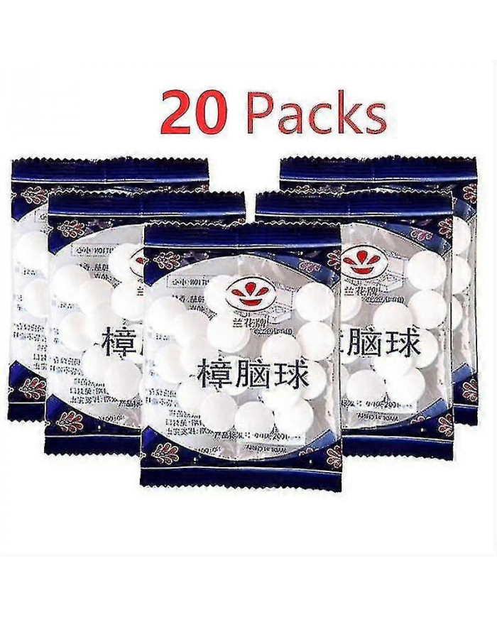 20-400 Capsules À Usage Domestique Boules De Nomie Pilules De Preuve De Daliou Désodorisant Camphre Boule Garde- [...]