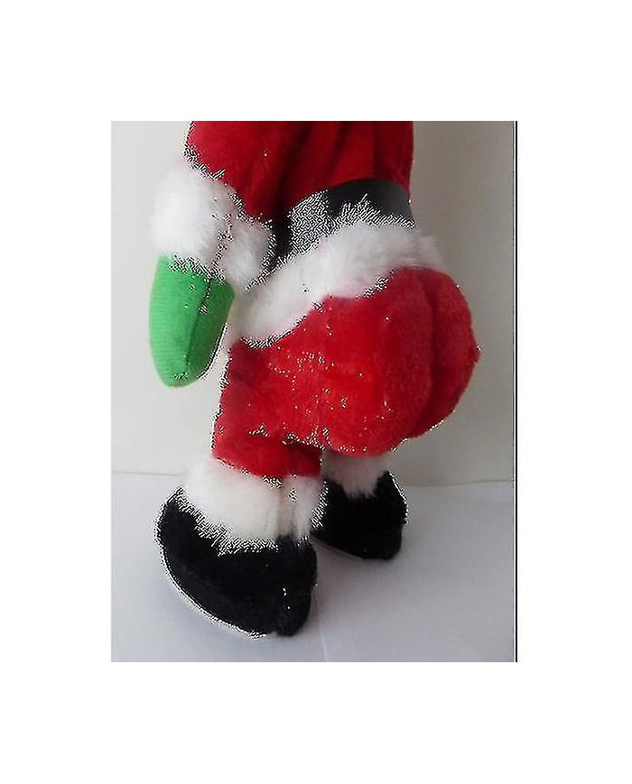 1er Père Noël Twerking - Décoration de Noël d’animation de danse en mouvement alimenté par batterie (rouge)