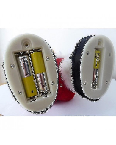 1er Père Noël Twerking - Décoration de Noël d’animation de danse en mouvement alimenté par batterie (rouge)