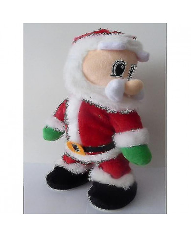 1er Père Noël Twerking - Décoration de Noël d’animation de danse en mouvement alimenté par batterie (rouge)