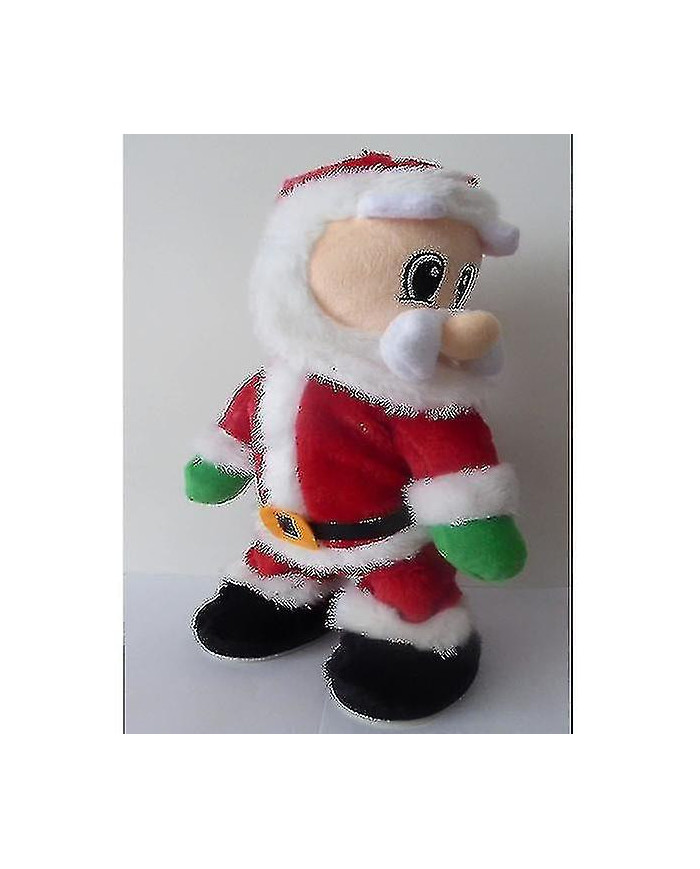 1er Père Noël Twerking - Décoration de Noël d’animation de danse en mouvement alimenté par batterie (rouge)