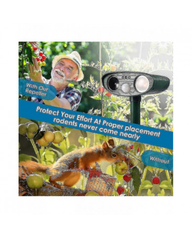 Woodpecker Outdoor Ultrasonic Repeller - Get Rid Of Woodpeckers In 48 Hours