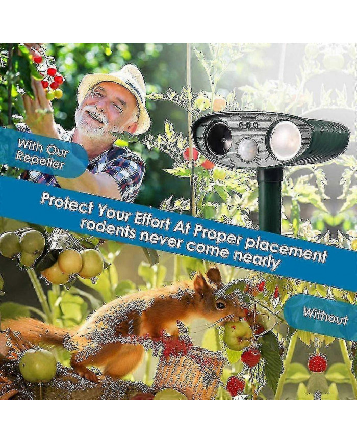 Woodpecker Outdoor Ultrasonic Repeller - Get Rid Of Woodpeckers In 48 Hours