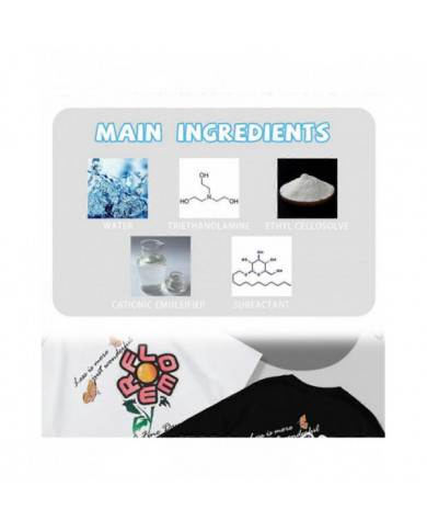 Dissolvant de vinyle de transfert de chaleur Dissolvant d’adhésif rapide pour divers matériaux et tissus