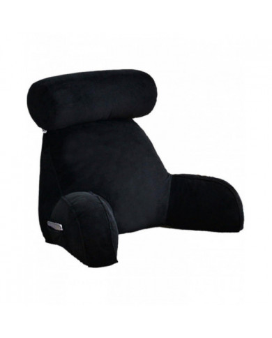 Oreiller de lecture, oreiller de dossier, oreiller de repose-dos pour s’asseoir au lit, grand dossier adulte avec [...]