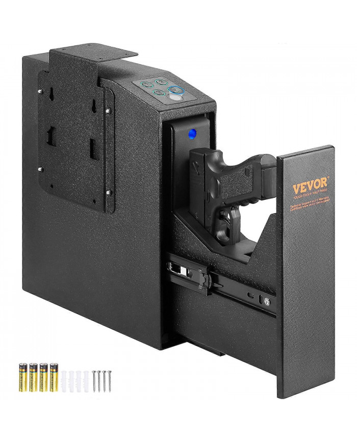 Coffre-fort pour pistolet monté, coffre-fort biométrique pour pistolet avec trois voies d’accès rapide aux [...]